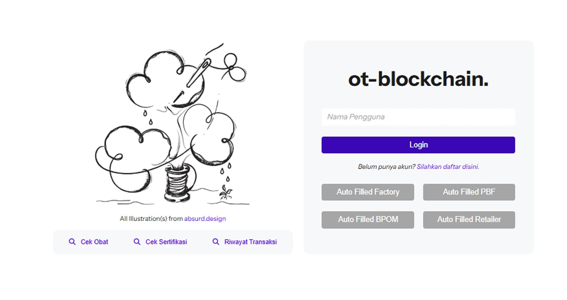 dApp for Traditional Medicine Tracking