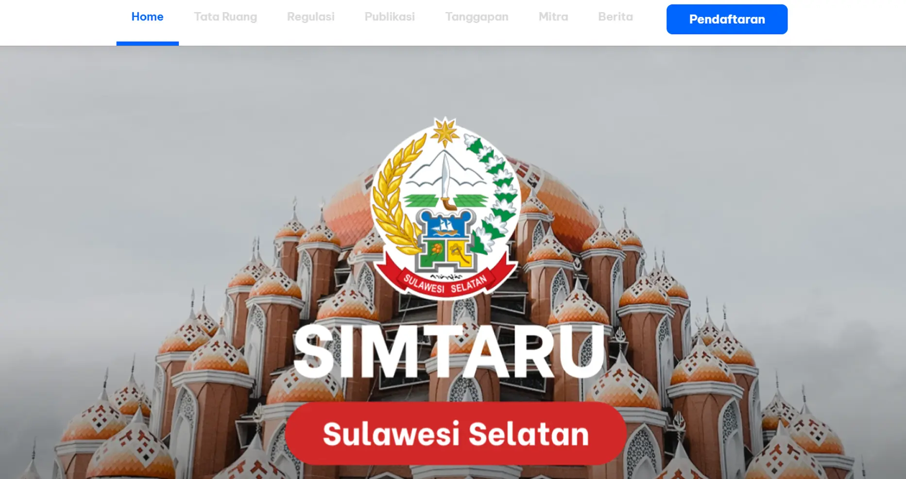 Build a landing page for SIMTARU